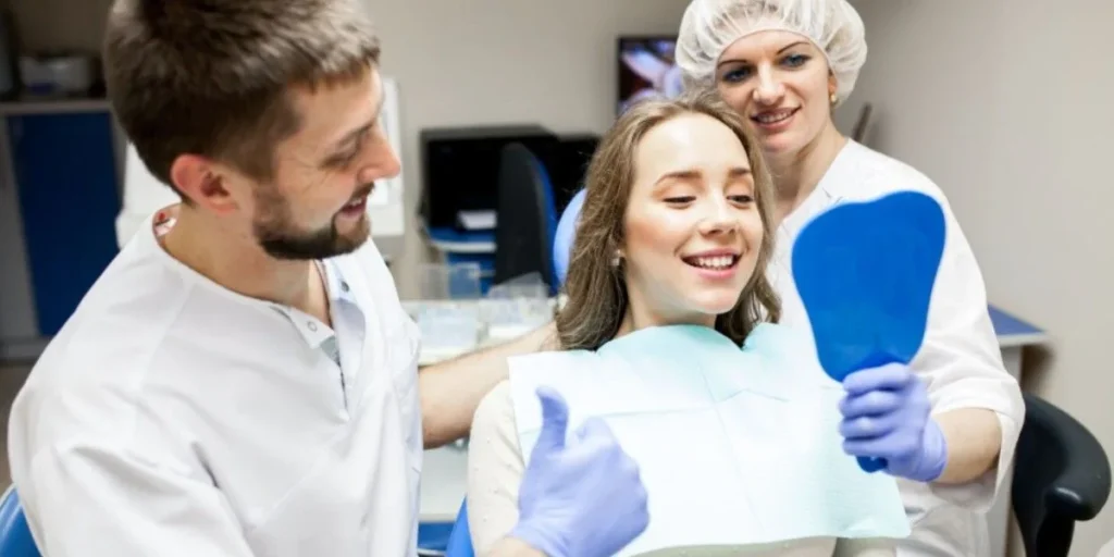 Family dentist accepting PPO Roswell treating smiling patient